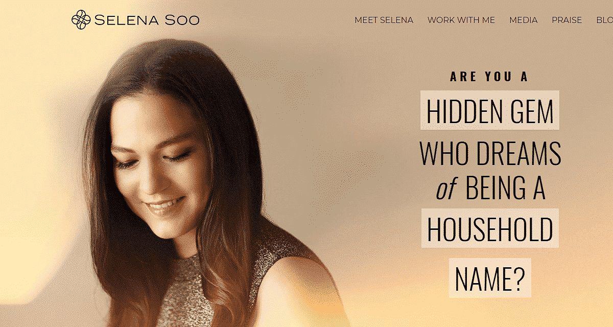 Selena Soo Publicity Marketing Strategist what makes a good website