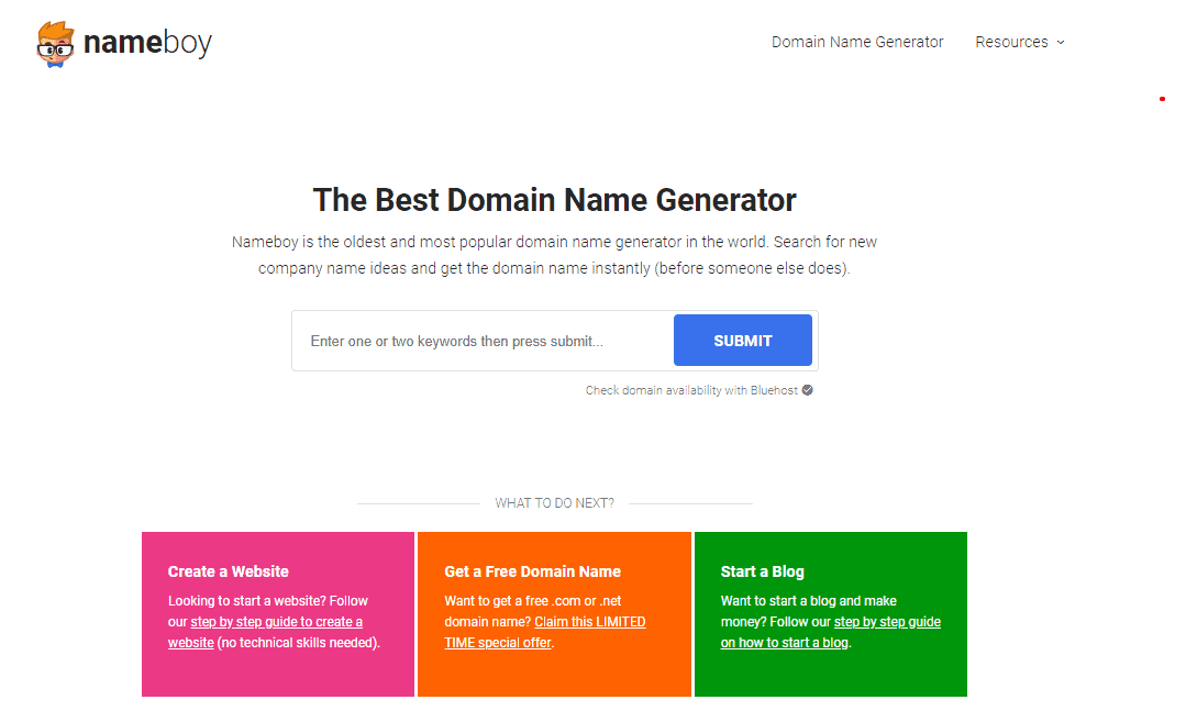 Nameboy Best Blog Name Generators to Find Good Blog Name Ideas