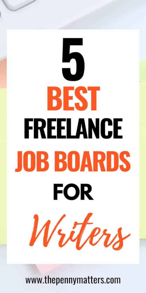 5 freelance writing job boards