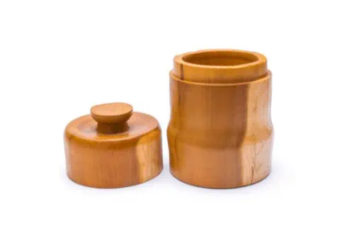Wooden Jars With Lids
