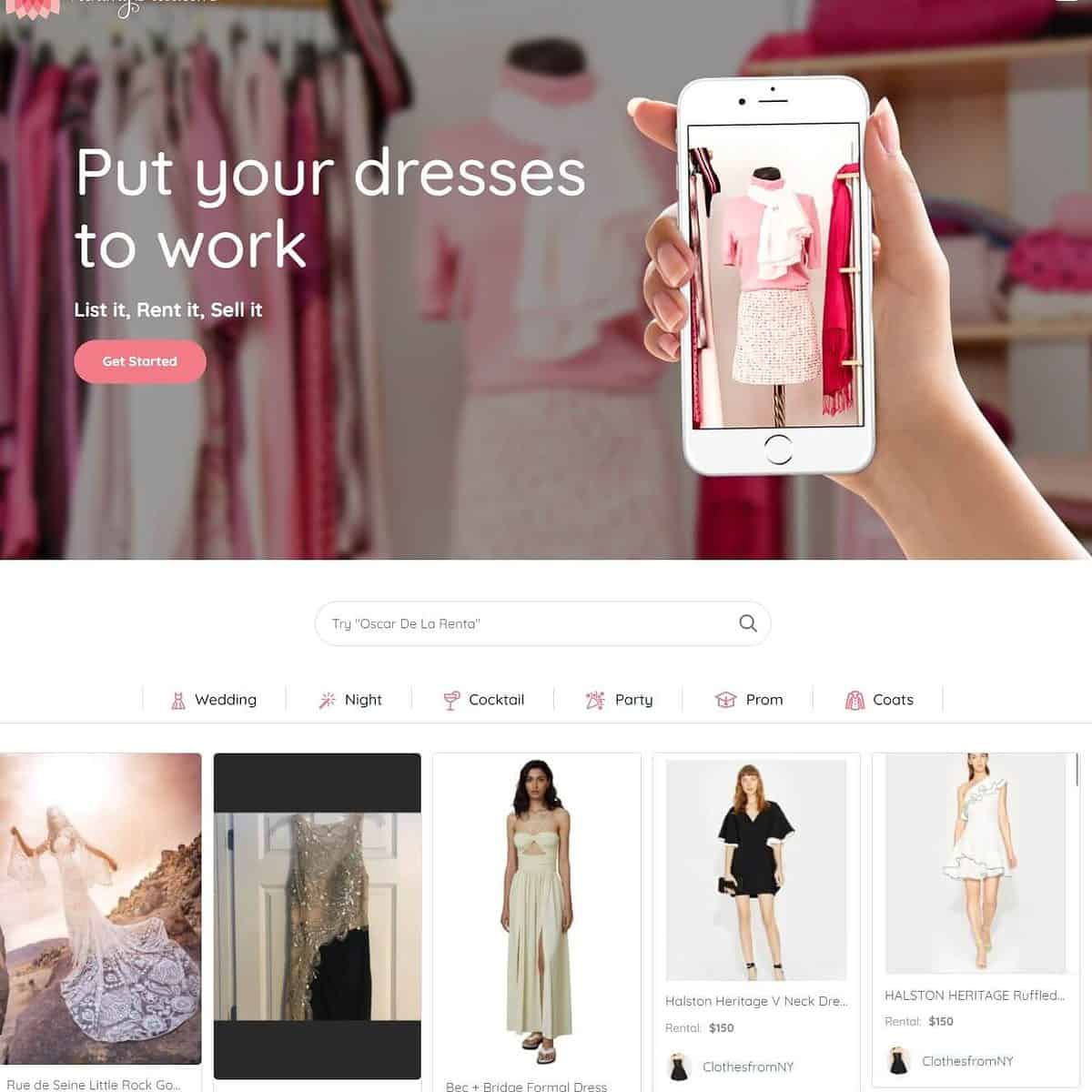 Rentmydress Most Innovative Ecommerce Ideas