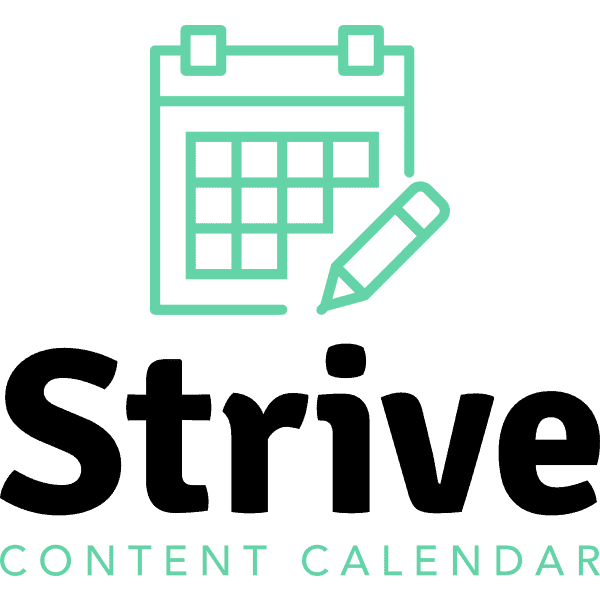 Strive Calendar Blogging Tools