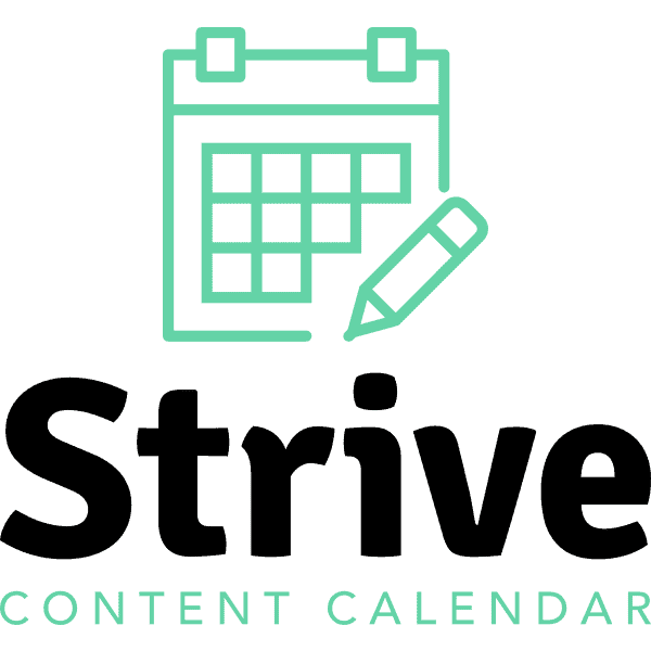 Strive Calendar Blogging Tools