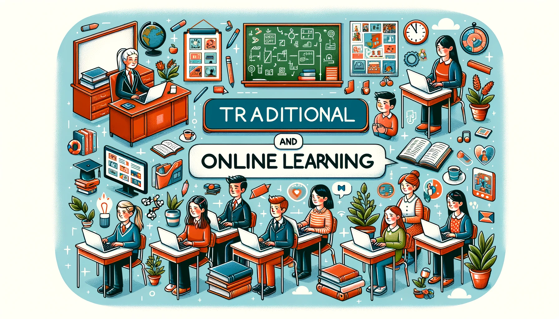 Traditional learning and online education niche ideas