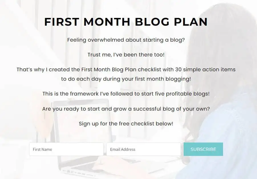 30 Days Blog Planner Freebie by The She Approach