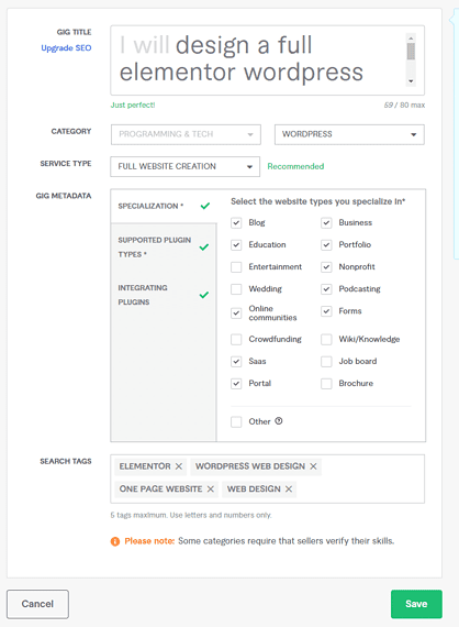 How to Create a Gig on Fiverr, a Step by Step Tutorial Guide