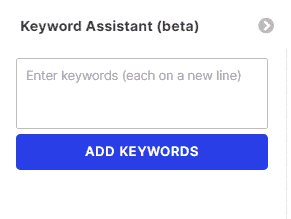 WordHero Keyword Assistant Popup