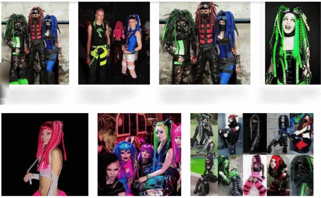 Cybergoth alternative fashion