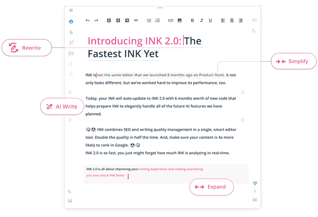 Ink Editor AI Writer