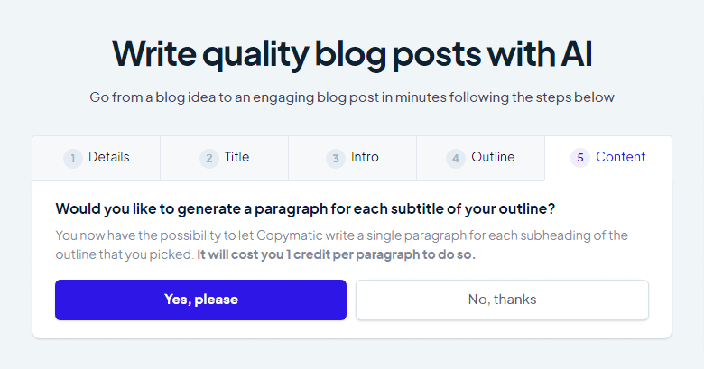 Copymatic Review AI Editor Content Generator