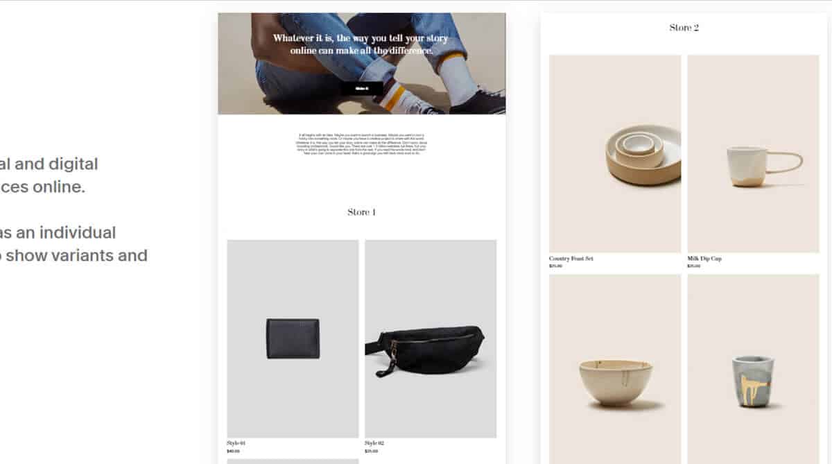 customize store front squarespace