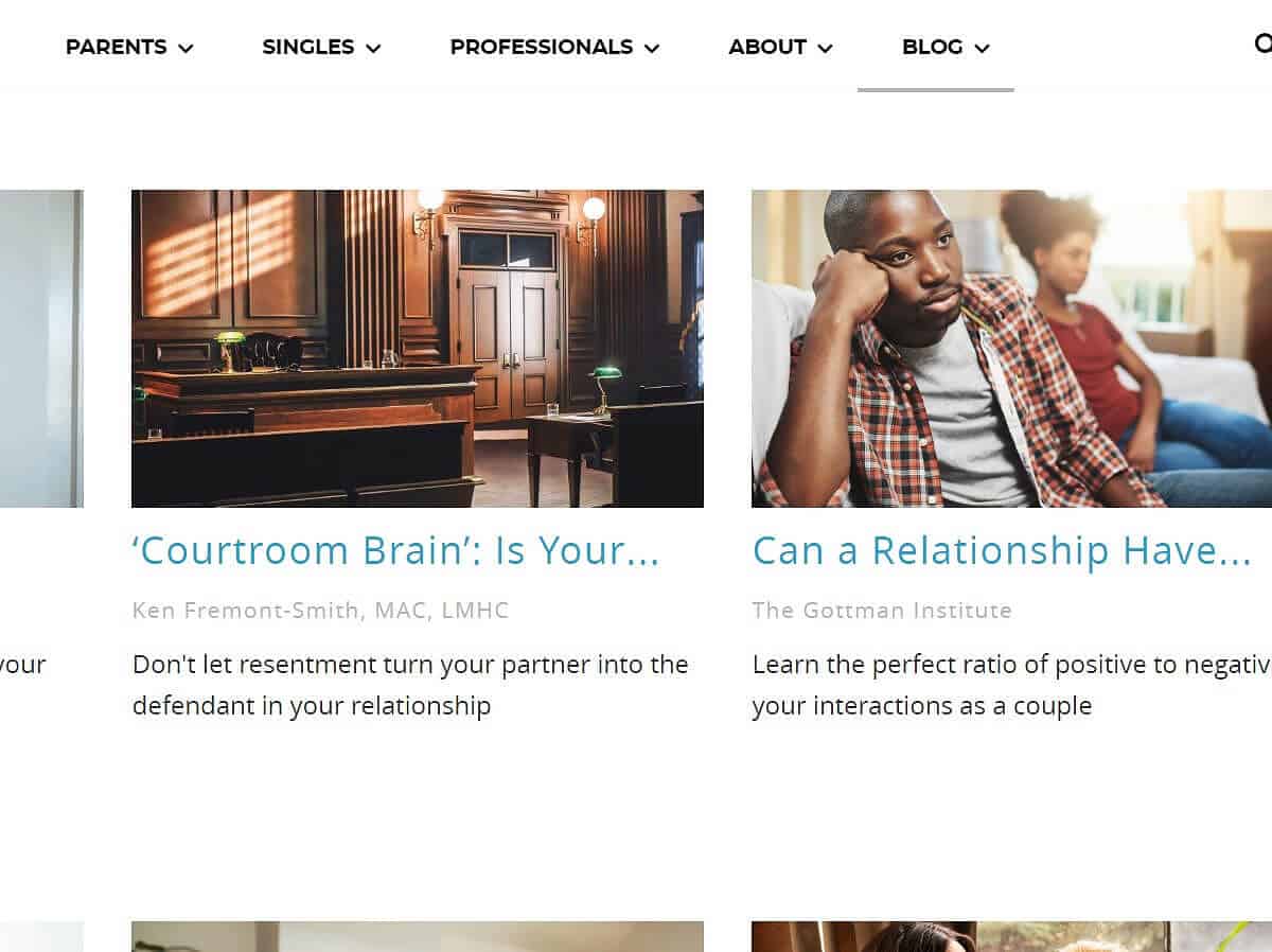 The Gottman Institute relationship Blogs