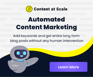 Content at Scale Affiliate Program  CaS Square Ad