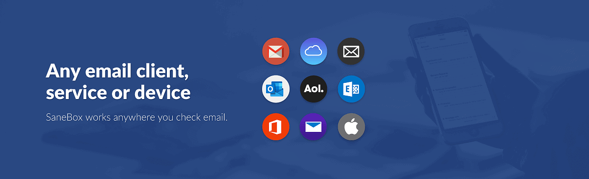 SaneBox Review Clean Your Inbox Lead Banner Any Email Client