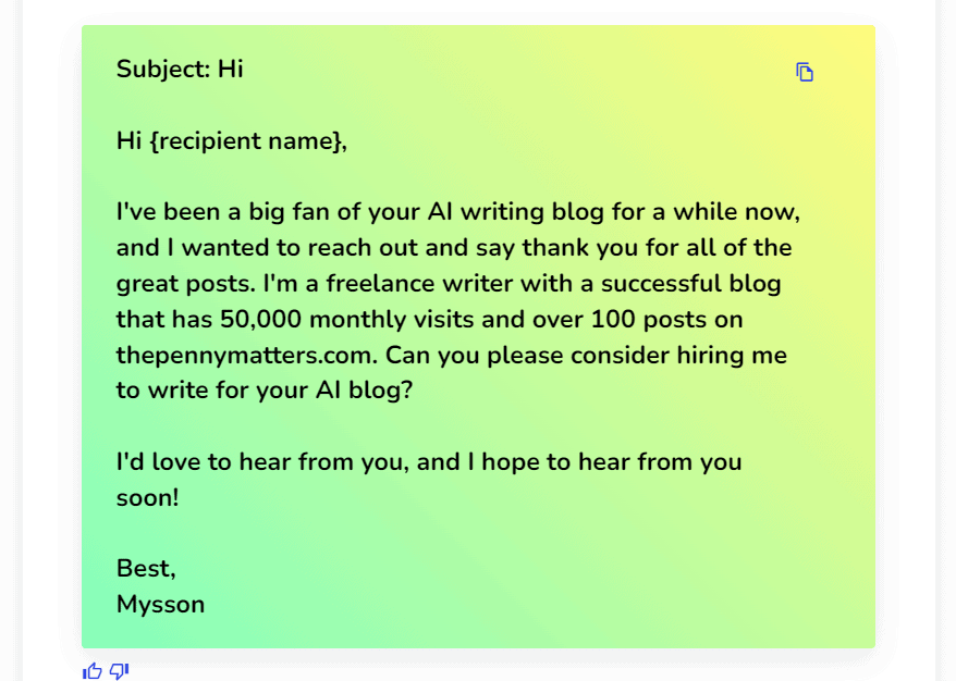 Writecream Review: Features, Pricing, and Email Personalization Tools Writecream AI Email Copywriter
