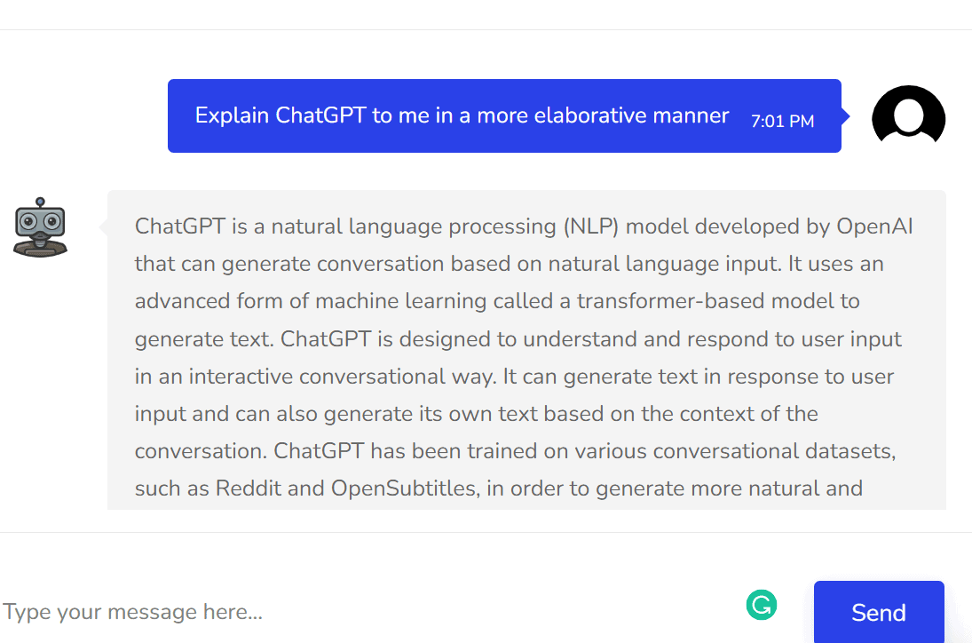 Writecream Review: Features, Pricing, and Email Personalization Tools Writecream AI Review ChatGenie example