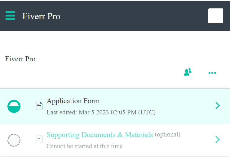 How to Become a Fiverr Pro Seller Application Form