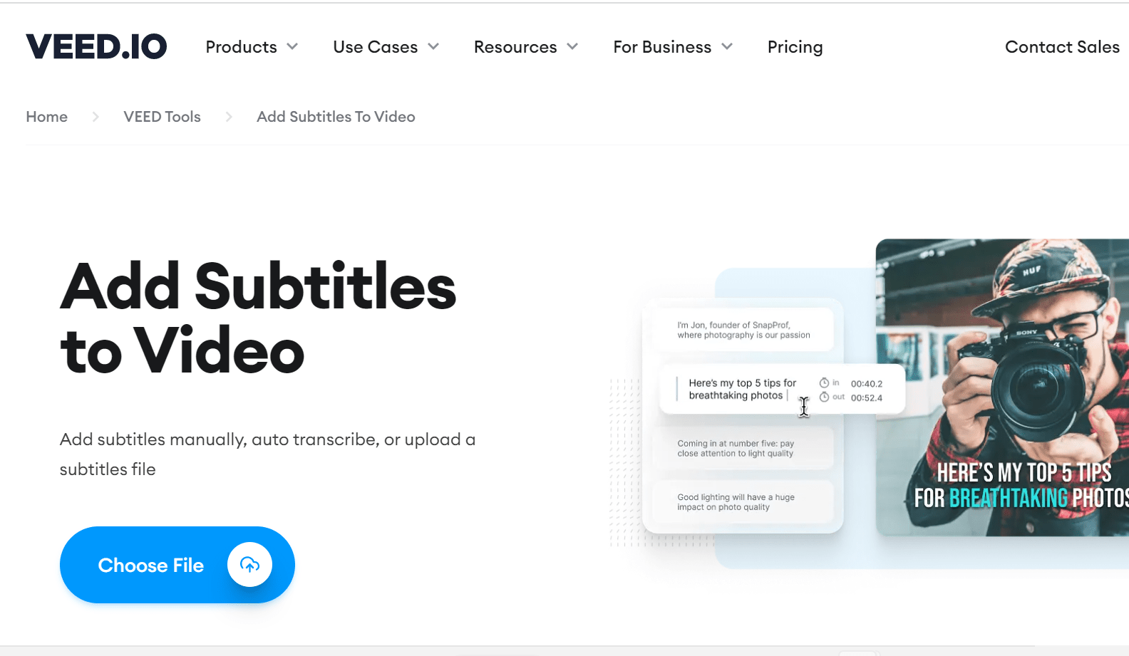 Veed.io Subtitles