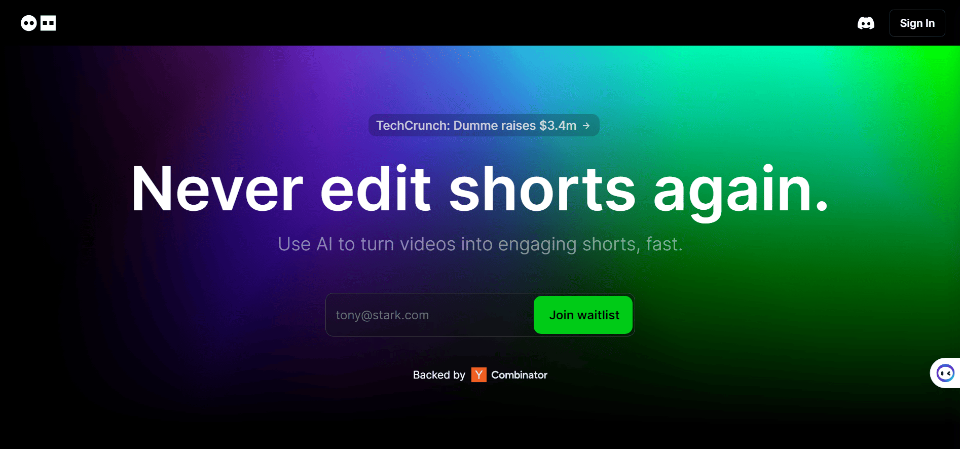 Dumme Short-form video generator tool for small business marketing