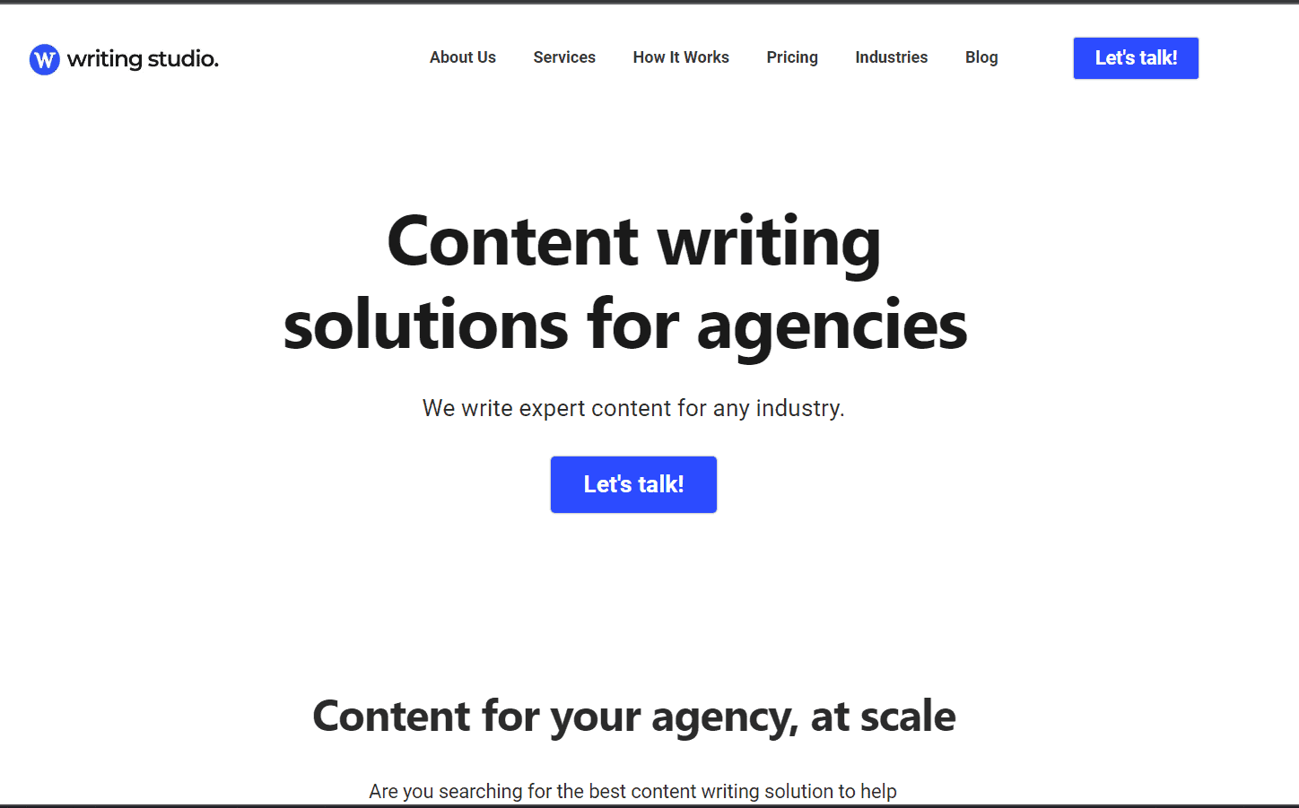 Writing Studio White Label Content Writing Services