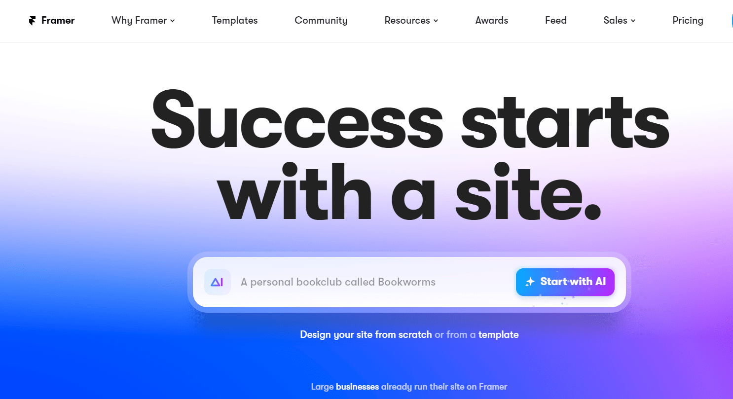 7 Best AI Website Builders of 2026 to Make Websites Really Fast. Framer AI Website Builders