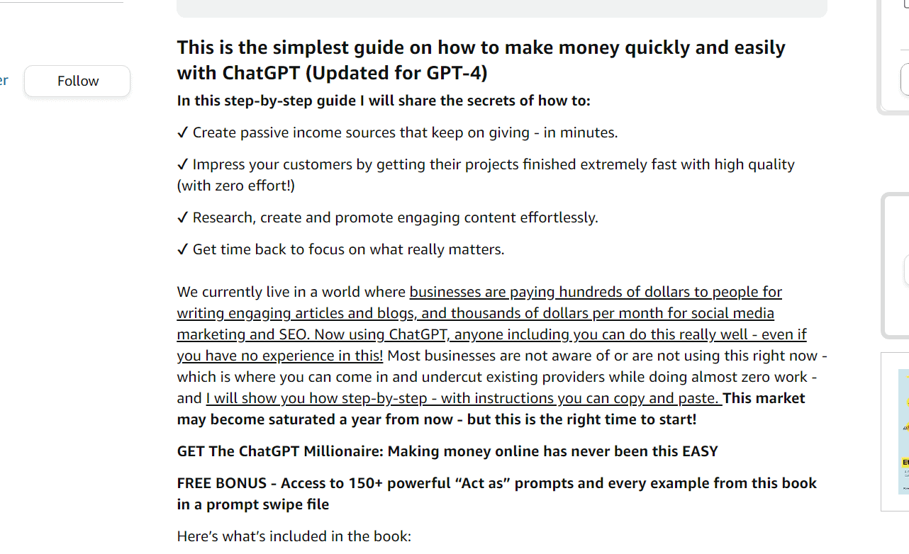 How to Make Money with High Content Books on Amazon Optimize your book description