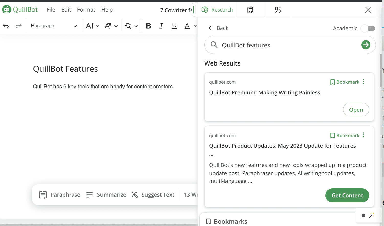7 QuillBot Features That Make it a Must-have Content Productivity Tool QuillBot Features co-writer