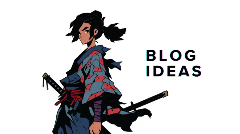 Anime blog ideas