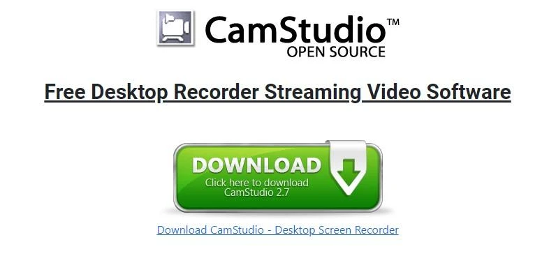 Free Screen Recording Software CamStudio